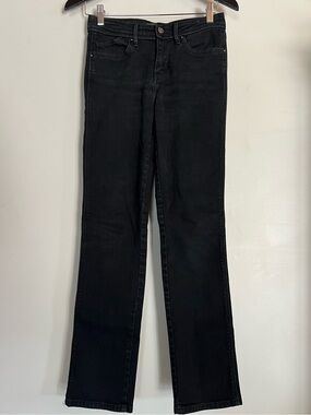 Levi’s Curve ID Demi Curve Size 27 Bootcut Jeans Black Stretch Denim Mid Rise
